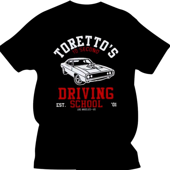 Toretto’s driving school furious T shirt size 6xl - Picture 1 of 2